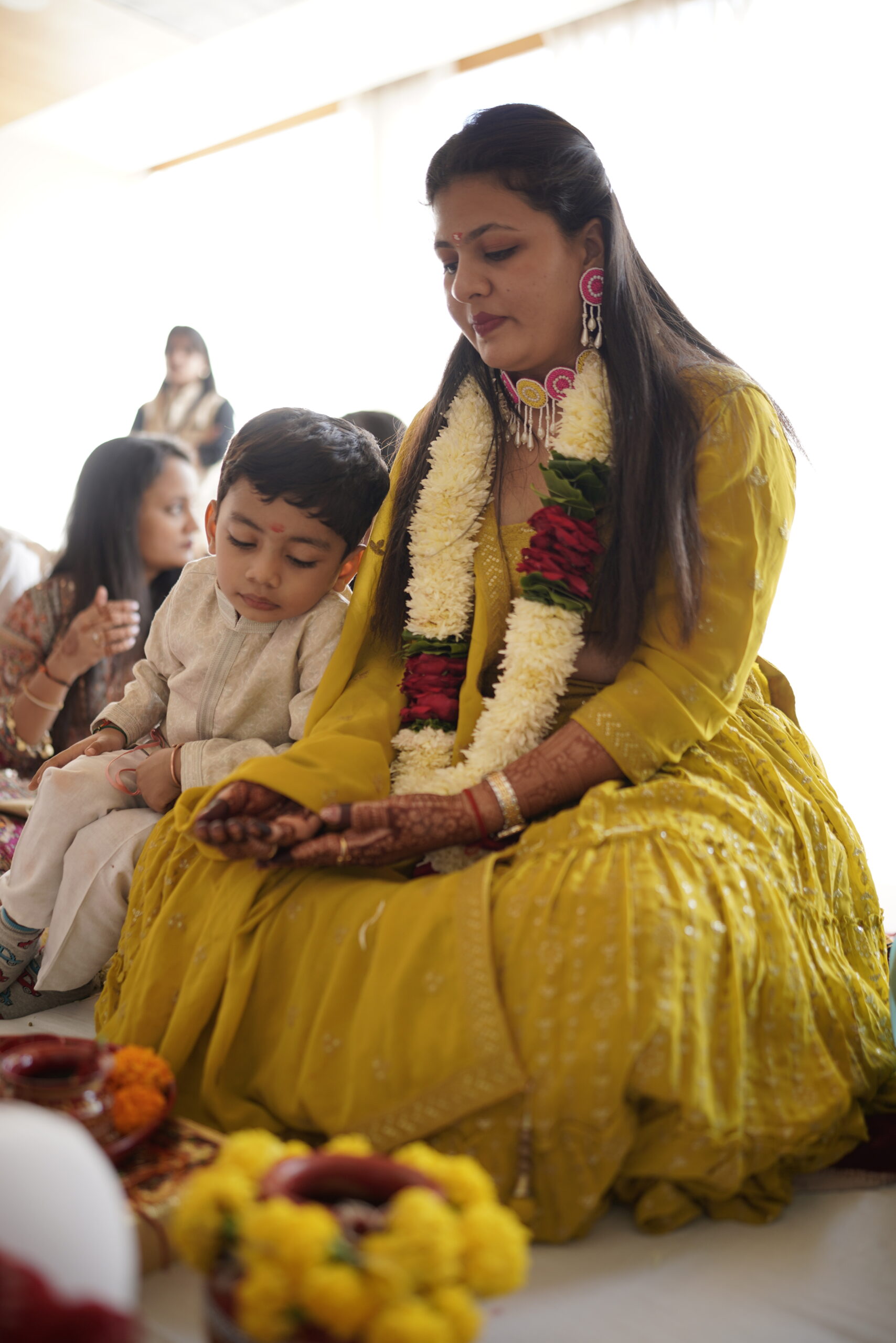 Sunlit Haldi Festivities